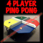 florida arcade game 4-player ping pong or regular ping pong table