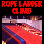 florida arcade game inflatable rope ladder climb
