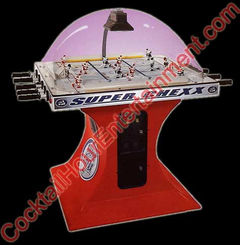super chexx rod hockey arcade party rental